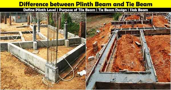 plinth beam and tie beam